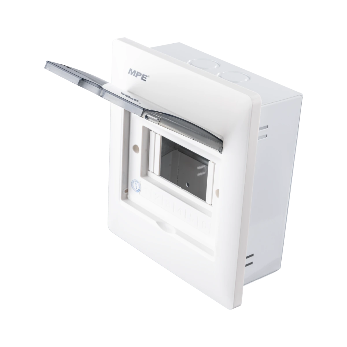Tủ điện âm tường đế sắt chứa MCB 5-6 cực MPE TS-6 - Ảnh 2