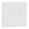Ổ cắm điện thoại đôi Schneider Vivace E KBN32RJ4_WE