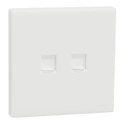 Ổ cắm mạng cat6 và điện thoại Schneider Vivace E KBN32TDRJ6_WE