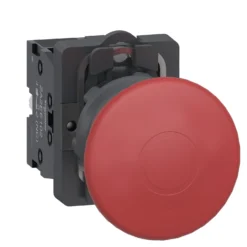 Nút dừng khẩn cấp Schneider XA2AT42 Ø22, nhấn kéo nhả, 1NC, đầu nấm Ø40 màu đỏ