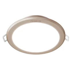 Đèn LED âm trần Panasonic DN Design NNV76032YE1A 9W 3000K ánh sáng vàng viền vàng ánh kim
