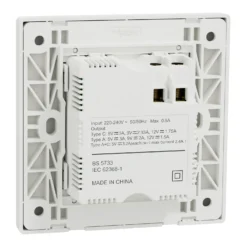 Bộ ổ cắm sạc USB Schneider Vivace E KBNACQUSB_WE type A+C 21W, có PD + QC3.0 - Ảnh 2