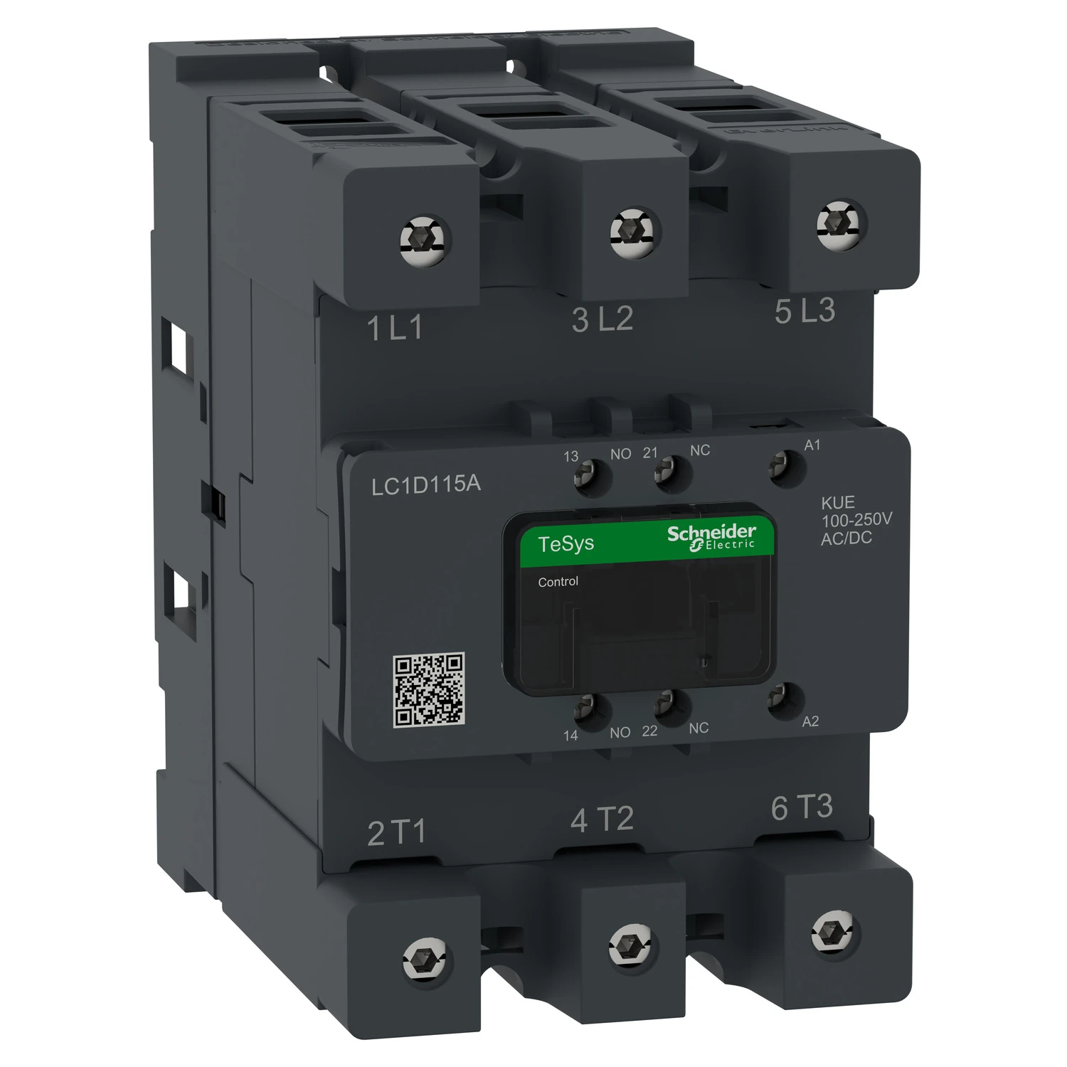 Khởi động từ Schneider LC1D115AKUE 3P 115A 100-250V AC/DC 1NO+1NC